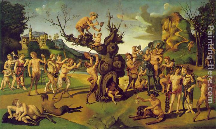 The Discovery of Honey painting - Piero di Cosimo The Discovery of Honey art painting